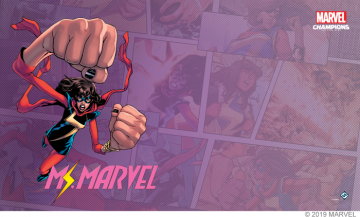 Marvel Champions: Ms. Marvel Game Mat (herní podložka)