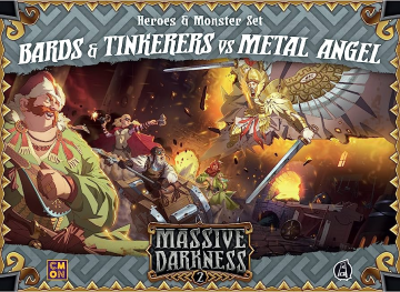 Massive Darkness 2: Heroes & Monster Set - Bards & Tinkerers vs Metal Angel