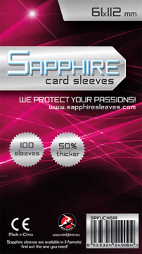 Obaly na karty Sapphire Fuchsia - 61 x 112mm 100 ks