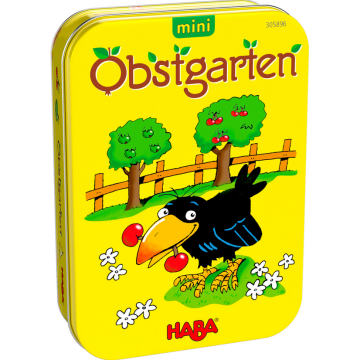 Ovocný sad - mini hra v kovové krabici