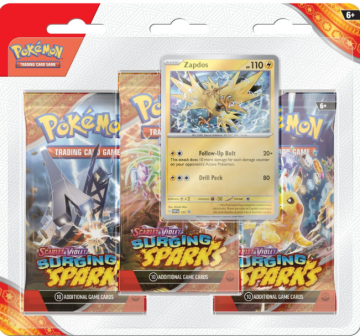 Pokémon TCG: Surging Sparks 3 - Pack Blister - Zapdos