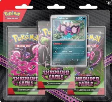 Pokémon TCG: SV03 - Shrouded Fable 3-Pack Blister Pecharunt