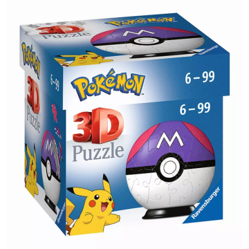 Puzzleball Pokémon: Masterball - 54 dílků