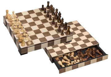 Šachy dřevěné kompaktní - 2736