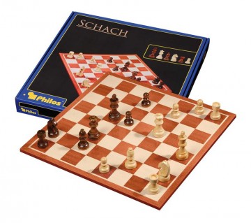 Šachy - dřevěné větší (Philos 2501)