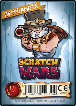 Scratch Wars - Karta hrdiny (Zepplandia)