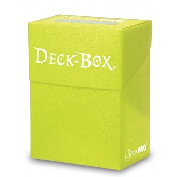 Solid deck box -  světle žlutá