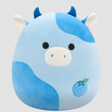 SQUISHMALLOWS Borůvková kráva - Rutanya, 30 cm