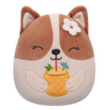 SQUISHMALLOWS - Corgi s drinkem - Regina