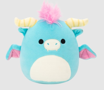SQUISHMALLOWS Modrý drak - Byron, 13 cm