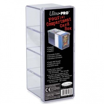 Ultra Pro 4-Compartment Card Storage Box - pořadač na karty