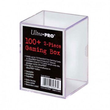 UP - 100+ 2-piece Gaming Box - 110 Cards - Clear