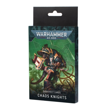 Warhammer 40,000 - Chaos Knights: Datasheet Cards