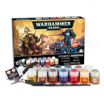 Warhammer 40,000 Citadel Essential Set (sada pro slepování a barvení figurek)