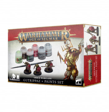 Warhammer: Age of Sigmar - Orruk Warclans Gutrippaz + Paints Set