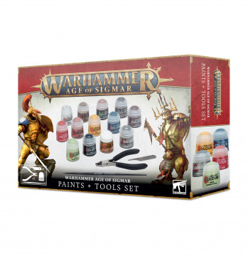 Warhammer Age of Sigmar Paints & Tools Set - sada barev a nástrojů (2021)