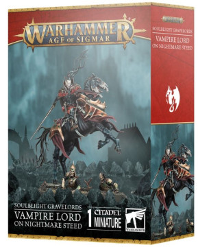 Warhammer Age of Sigmar - Soulblight Gravelords: Vampire Lord on Nightmare Steed