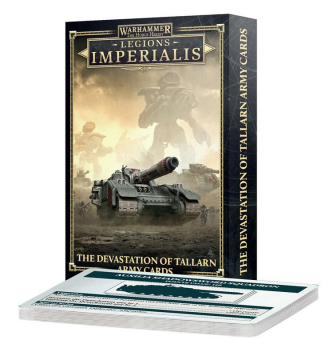 Warhammer The Horus Heresy - Legions Imperialis - The Devastation of Tallarn - Army Cards