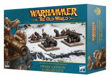 Warhammer The Old World – Dwarfen Mountain Holds: Dwarf Cannon and Organ gun