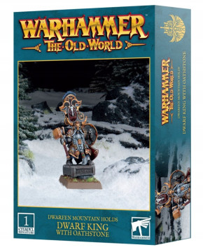 Warhammer The Old World – Dwarfen Mountain Holds: Dwarf King with Oathstone