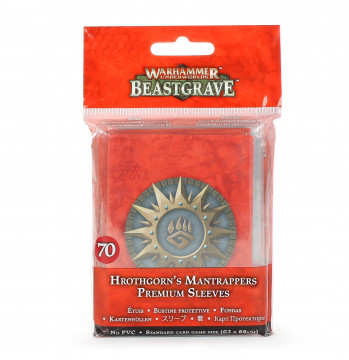 Warhammer Underworlds: Beastgrave - Hrothgorn's Mantrappers Premium Sleeves