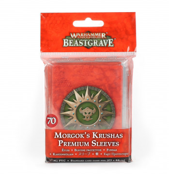 Warhammer Underworlds - Beastgrave: Morgok's Krushas Premium Sleeves
